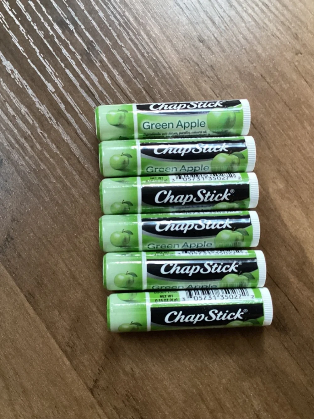 Chapstick Green Apple Lip Balm Bundle New 6 pack